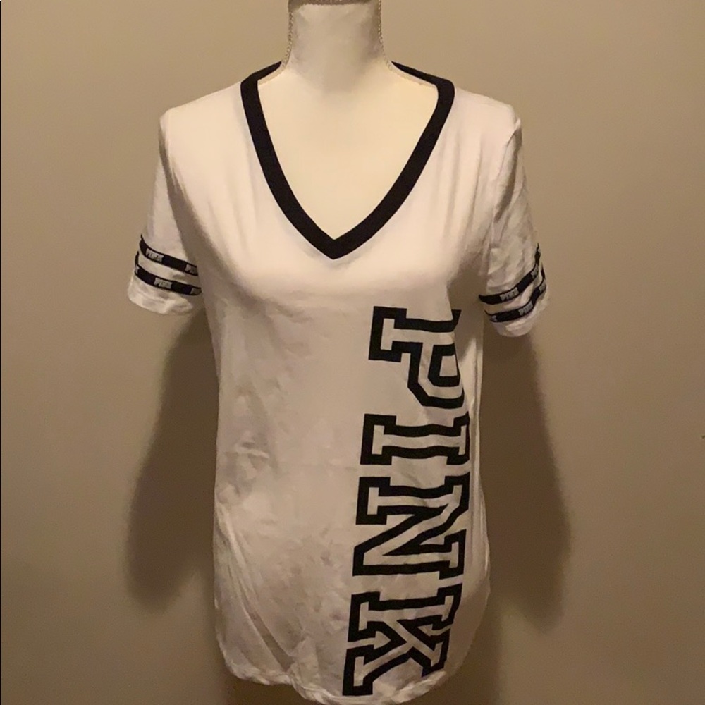 VS PINK V-Neck T-Shirt
